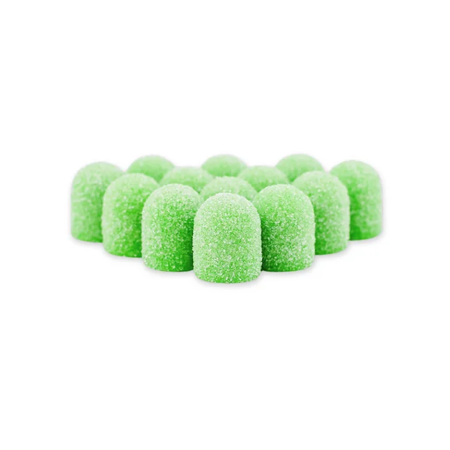 Cappucci Abrasivi Monouso Per Pedicure, 10 mm, 80 grid