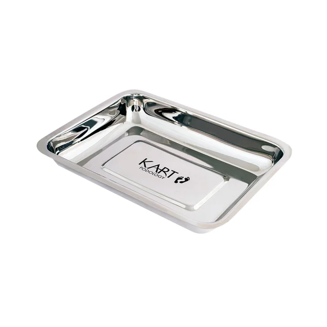 Vassoio Portastrumenti In Acciaio Inox, Misura L — Photo 1